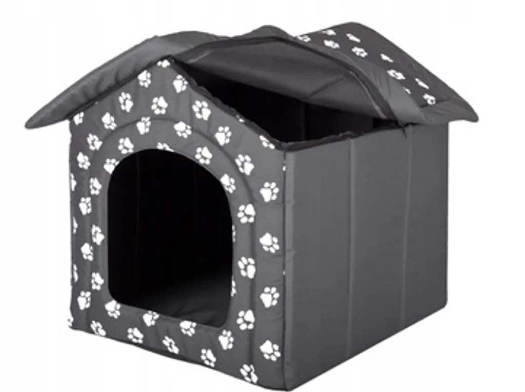 Hobbydog R6 BUDSWL4 Hundehöhle Katzenhöhle Hundebett Katzenbett Grau Mit Pfötchen XL R6: 76 X 72 X 74 Cm 3 Hobbydog R6 BUDSWL4 Hundehöhle Katzenhöhle Hundebett Katzenbett Grau Mit Pfötchen XL R6: 76 X 72 X 74 Cm – Bild 3