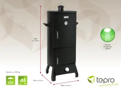TEPRO-Gas-Räucherofen "Lockport" 3182 -Garten- & Gewächshäuser Geschäft bc0b1e11c4e4b05942666cc0b5f6196c