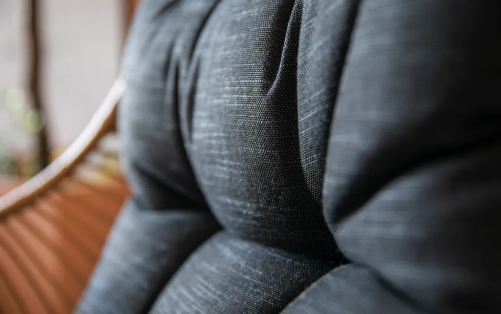 Dehner Hängesessel Venezia, Ca. 197 X 82.5 X 101.5 Cm, Stahl/Polyester, Schwarz/beige 3 Dehner Hängesessel Venezia, Ca. 197 X 82.5 X 101.5 Cm, Stahl/Polyester, Schwarz/beige – Bild 3