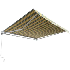 Outsunny Markise Gelenkarmmarkise Sonnenschutz Handkurbel Balkon Alu Gelb+Grau 3,5x2,5m 20 Outsunny Markise Gelenkarmmarkise Sonnenschutz Handkurbel Balkon Alu Gelb+Grau 3,5x2,5m -Garten- & Gewächshäuser Geschäft bc645c43896e363092e9321f65062198