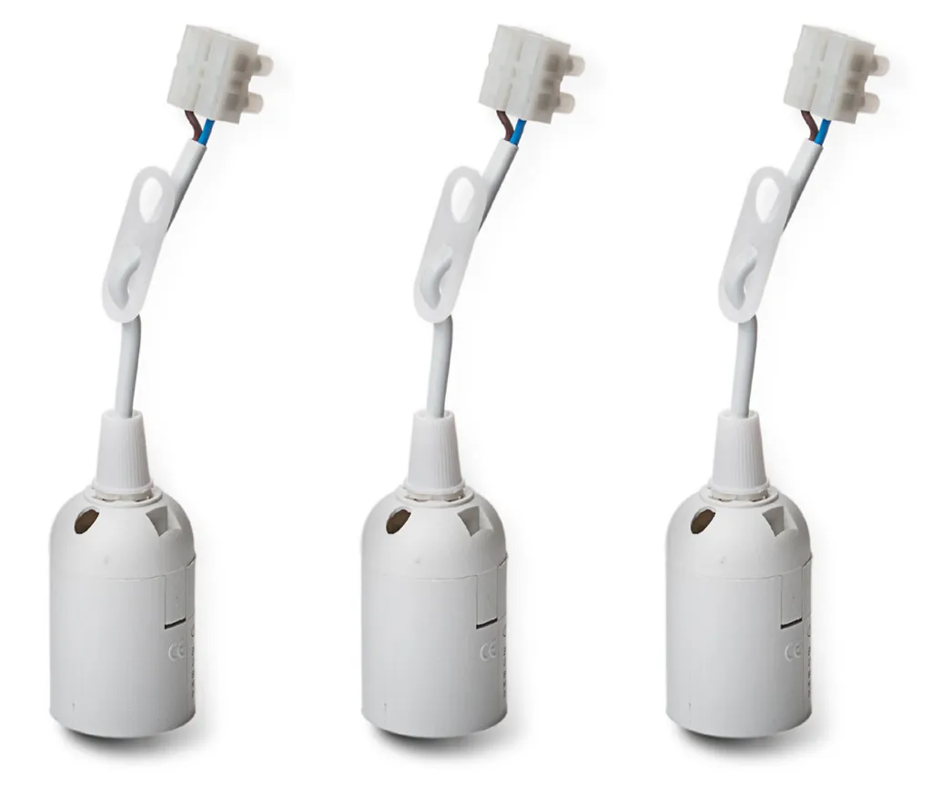 Edi-tronic Baustellenfassung Weiß E27 230V Max. 60W Baufassung Lampenfassung Fassung 1 Edi-tronic Baustellenfassung Weiß E27 230V Max. 60W Baufassung Lampenfassung Fassung