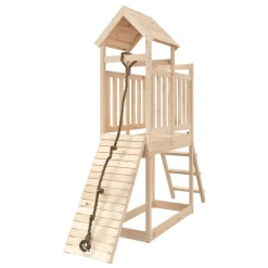 VidaXL Spielturm Mit Kletterwand Massivholz Kiefer -Garten- & Gewächshäuser Geschäft bcb5639a87f3e7f35f5bca1972eb7280