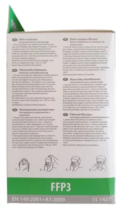 OxyLine 10x Profi Atemschutz FFP3 Schutz Maske Mit Ventil - Wiederverwendbar - 99% Filterung - Hergestellt In Der EU -Garten- & Gewächshäuser Geschäft bce3ef5d29ea6d942ae1d4a69beb49d6