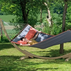 Amazonas Hängematte American Dream Set Grey - Liegefläche 200 X 120 Cm, Grau; AZ-6010130 -Garten- & Gewächshäuser Geschäft bcf2dc14408074d7a8c001d7a9b4453f