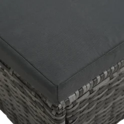 VidaXL 4-tlg. Garten-Sofagarnitur Mit Auflagen Poly Rattan Grau -Garten- & Gewächshäuser Geschäft bd1f651a7beed34eec8f56f93ae45d7a