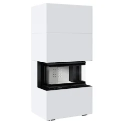 Kratki Kaminbausatz NBC 7 Mit Stahlverkleidung Weiß