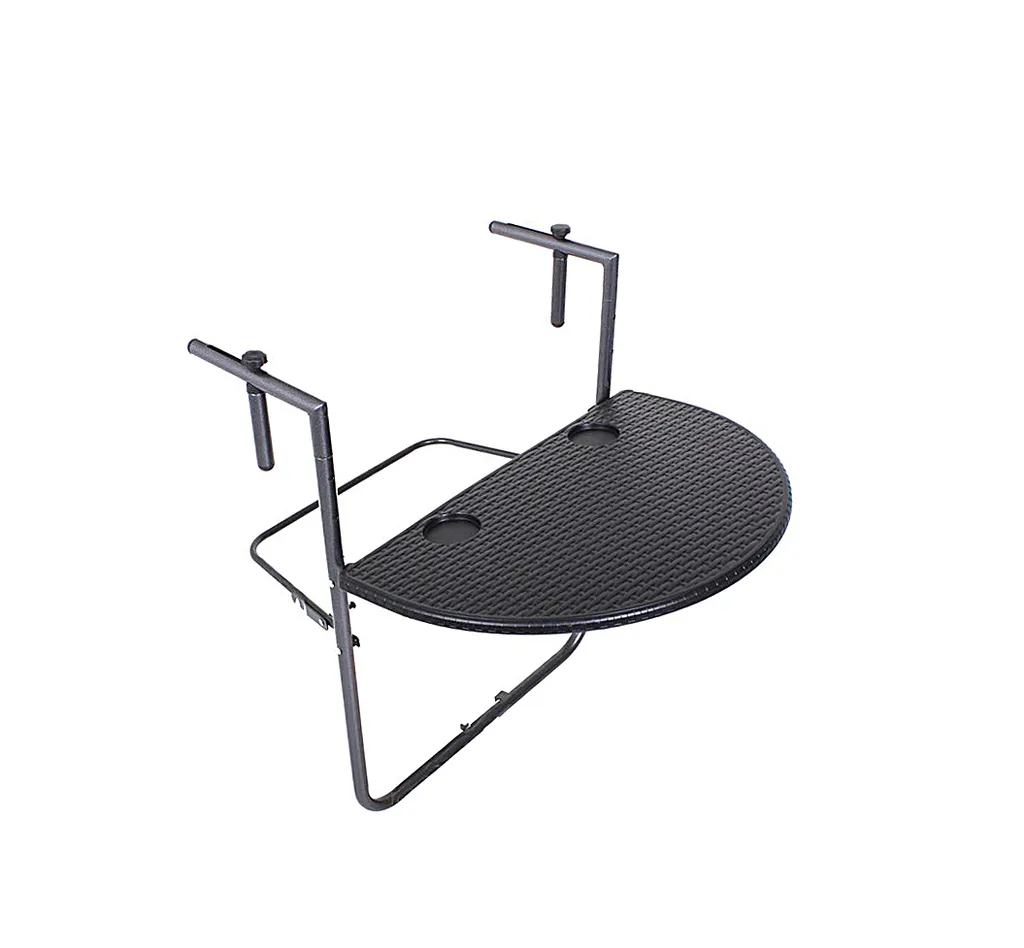 Garden Pleasure Balkontisch Ventana Rattan Optik Balkon Garten Tisch Hängetisch 8 Garden Pleasure Balkontisch Ventana Rattan Optik Balkon Garten Tisch Hängetisch – Bild 8