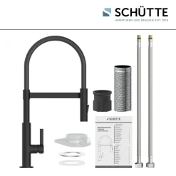 Schütte SCHÜTTE Küchenarmatur MIAMI, Wasserhahn Küche Mit Geschirrbrause, 360° Schwenkbare Küchenarmatur, Schwarz Matt 13 Schütte SCHÜTTE Küchenarmatur MIAMI, Wasserhahn Küche Mit Geschirrbrause, 360° Schwenkbare Küchenarmatur, Schwarz Matt -Garten- & Gewächshäuser Geschäft bd44b3627c3f6e2a2b158dfbfd05ce75