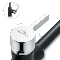Auralum Niederdruck Wasserhahn Einhebel Spültischarmatur Küche Armatur Für Kaltwasser Und Einen Wasserboiler, Schwarz 14 Auralum Niederdruck Wasserhahn Einhebel Spültischarmatur Küche Armatur Für Kaltwasser Und Einen Wasserboiler, Schwarz -Garten- & Gewächshäuser Geschäft bd5732239af96f8e03db8ff500b6282f