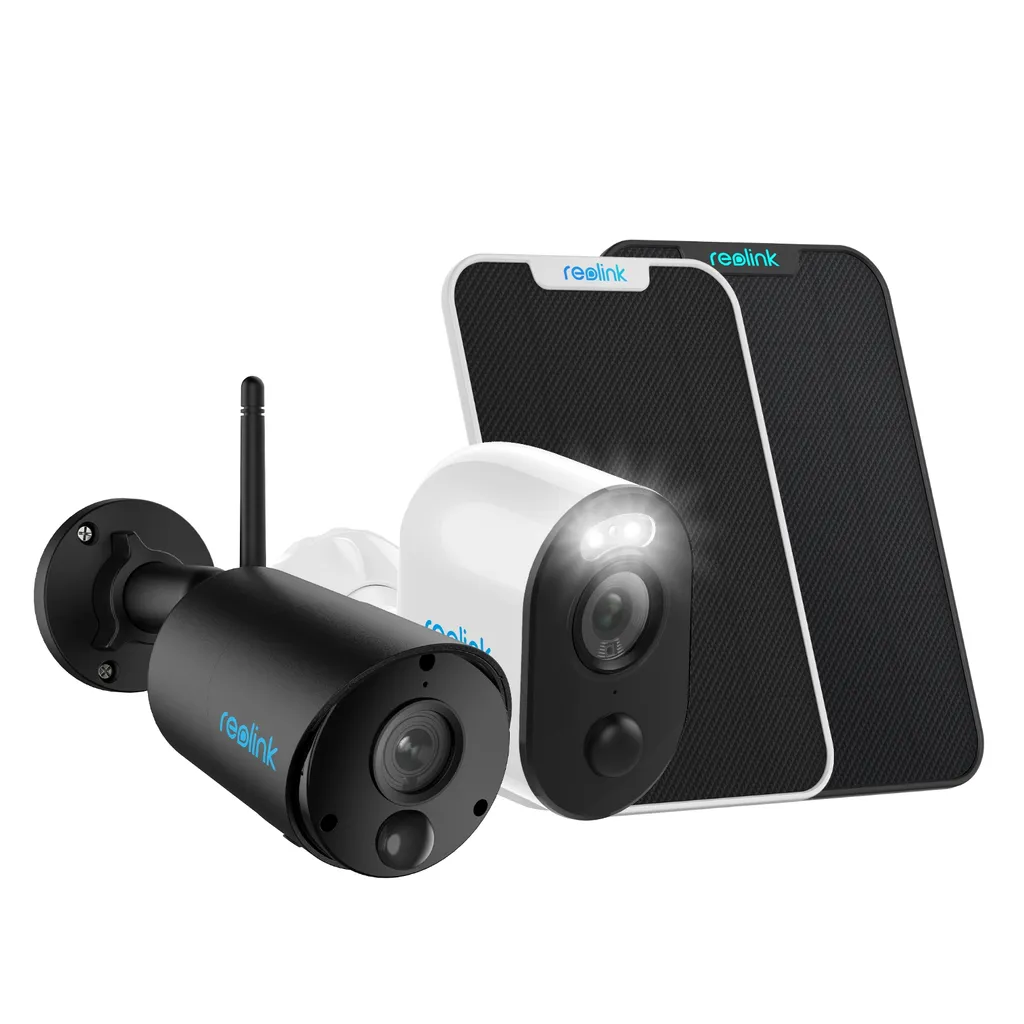 Reolink Kabellose Solar-/Akku WLAN IP-Überwachungskamera Outdoor Mit PIR-Bewegungsmelder, IR-Nachtsicht, 2-Wege-Audio, 1080P Argus Eco + 4MP Argus 3 Pro Mit Solarpanel--Bündel 1 Reolink Kabellose Solar-/Akku WLAN IP-Überwachungskamera Outdoor Mit PIR-Bewegungsmelder, IR-Nachtsicht, 2-Wege-Audio, 1080P Argus Eco + 4MP Argus 3 Pro Mit Solarpanel--Bündel