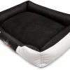 Hobbydog Hundebett Hundekissen Tierbett Katzenbett Hundekorb Schlafplatz - Cesar Exclusive - 84 X 65 X 23 Cm [Größe: R2] - Weiß Mit Schwarz