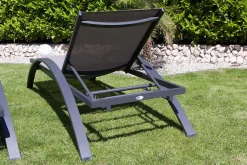 Garden Pleasure Sonnenliege DONNA Relaxliege Liege Garten Terrasse Möbel Taupe -Garten- & Gewächshäuser Geschäft bd909dae7b09a4ab228bef95f88455ff