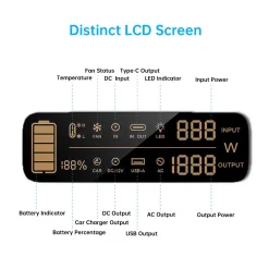 OUKITEL P501E 500W (1000W Peak) Stromerzeuger Power Station 505WH Tragbare Stromgenerator Solargenerator Mobiler Stromspeicher Power Station Für Notstrom Camping Emergecy Zu Hause -Garten- & Gewächshäuser Geschäft bdaeb51d90b21fd84186caf68b23f196