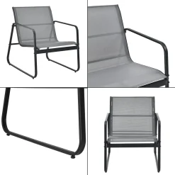 En.casa Gartenmöbelset Palencia Sitzgruppe Gartengarnitur Sitzbank Für 2 Personen Mit Couchtisch Gestell Aus Stahl Hellgrau Schwarz 12 En.casa Gartenmöbelset Palencia Sitzgruppe Gartengarnitur Sitzbank Für 2 Personen Mit Couchtisch Gestell Aus Stahl Hellgrau Schwarz -Garten- & Gewächshäuser Geschäft bdc478fa847bcdc6506ef94f32c780c6