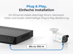 Reolink 4K Überwachungskamera Aussen Set, Videoüberwachung Mit 4X 8MP PoE IP Kamera, 8 Kanale Und 2TB HDD NVR Für 24/7 Aufnahme Innen Outdoor, Personenerkennung Und Fahrzeugerkennung, IP66, RLK8-800B4-A 31 Reolink 4K Überwachungskamera Aussen Set, Videoüberwachung Mit 4X 8MP PoE IP Kamera, 8 Kanale Und 2TB HDD NVR Für 24/7 Aufnahme Innen Outdoor, Personenerkennung Und Fahrzeugerkennung, IP66, RLK8-800B4-A -Garten- & Gewächshäuser Geschäft bdc50a7e2c33d1e9c9670e79c5c5f13d