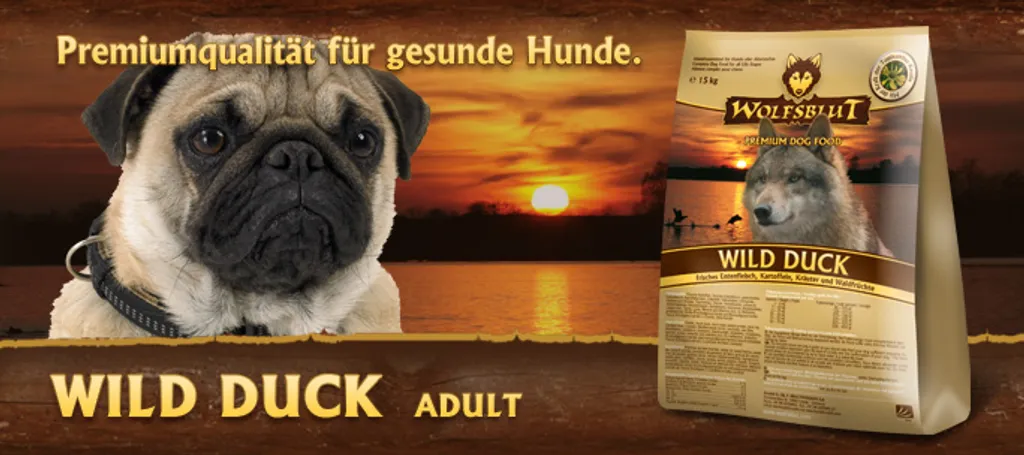 WOLFSBLUT ¦ Wild Duck Adult - 12,5 Kg ¦ Getreidefreies Hundetrockenfutter Im Sack 4 WOLFSBLUT ¦ Wild Duck Adult - 12,5 Kg ¦ Getreidefreies Hundetrockenfutter Im Sack – Bild 4