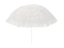 Spetebo Hawaii Schirm Ø 155 Cm - Farbe: Weiß