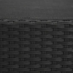 Tectake Sonnenliege Rattan Delphine - Schwarz -Garten- & Gewächshäuser Geschäft bde16efa283b4a0d9da767ddf4f30a09