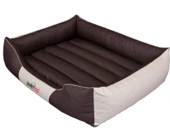 Hobbydog Hundebett Hundesofa Hundekorb Tierbett Comfort, XXL, 108 X 88 Cm, Braun Mit Beige