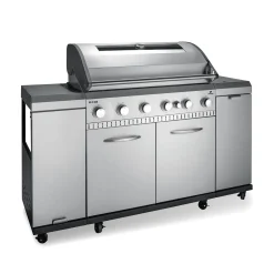 Maxxworld LANDMANN Gasgrill Rexon 6.1 CooK - Edelstahl