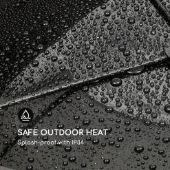 Blumfeldt Venice Heat Stand Infrarot-Heizstrahler 1000/2000W Carbon IP34 -Garten- & Gewächshäuser Geschäft be8ea0f4724f63a16eaf581eea90f11f