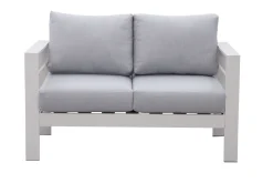 MeXo Gartenmöbelset, Loungeset Aluminium Für 6-7 Personen Mit Kissen Und Couchtisch Indoor Outdoor Balkon Weiß (Sitzgruppe, Aluminiumrahmen) -Garten- & Gewächshäuser Geschäft bed8f6fa00efde7b5c01828d74b6211b