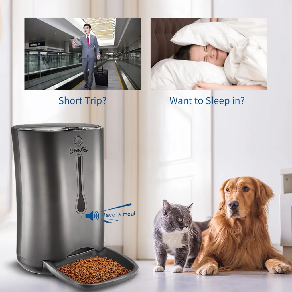 PUPPY KITTY 7L Automatischer Futterautomat Futterspender Mit Timer - Futternapf Automat Mit Timer Und LCD - Für Hund Und Katze 3 PUPPY KITTY 7L Automatischer Futterautomat Futterspender Mit Timer - Futternapf Automat Mit Timer Und LCD - Für Hund Und Katze – Bild 3