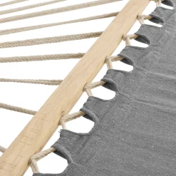 XXL Mehrpersonen Hängematte 200kg Grau Hängeliege Camping Outdoor [casa.pro] -Garten- & Gewächshäuser Geschäft bf1007ce450a678a9801f0283b7cbc54