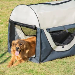 PawHut Hundebox Faltbare Hundetransportbox Transportbox Für Haustier Katzen Dunkelgrau 97 X 71 X 76 Cm 17 PawHut Hundebox Faltbare Hundetransportbox Transportbox Für Haustier Katzen Dunkelgrau 97 X 71 X 76 Cm -Garten- & Gewächshäuser Geschäft bf253c50b37287d2c33f906bfc14d6c4