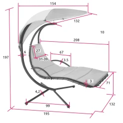 Tectake Hängeliege Maja - Pink -Garten- & Gewächshäuser Geschäft bf2cd2abab89032ae849f028520ead27