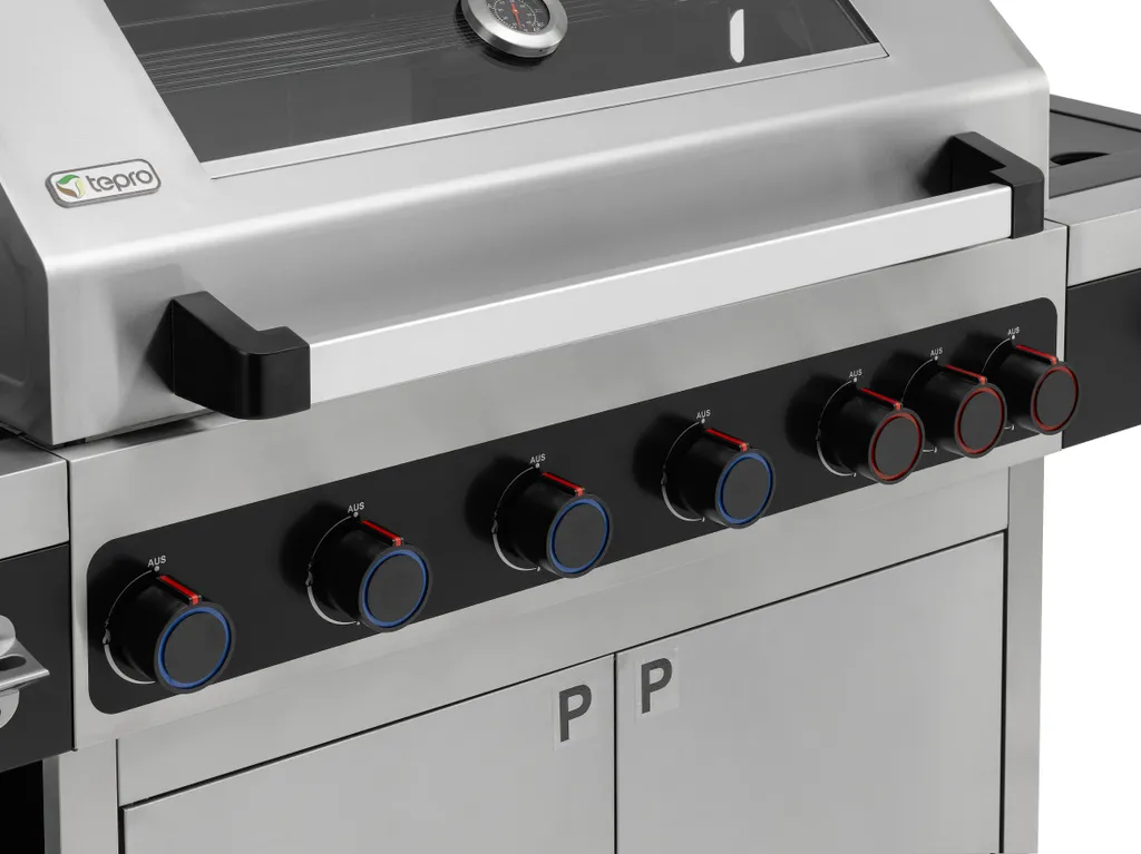 Tepro Edelstahl Gasgrill Keansburg 6 Special Edition, 6-Brenner Inkl. Powerzone Plus Infrarot-Backburner Plus Infrarotseitenbrenner 6 Tepro Edelstahl Gasgrill Keansburg 6 Special Edition, 6-Brenner Inkl. Powerzone Plus Infrarot-Backburner Plus Infrarotseitenbrenner – Bild 6