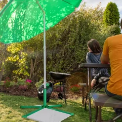 Relaxdays Platten Sonnenschirmständer Grün -Garten- & Gewächshäuser Geschäft bf518c5f110efb200dc99b35981c919b