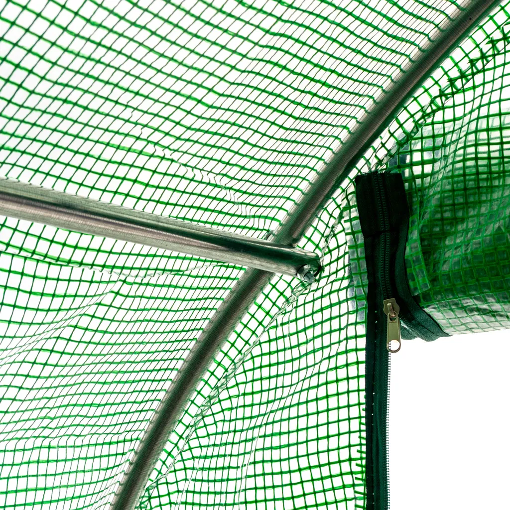 NABBI Gartenfolienpflanze Gewächshaus 400x250x200 Cm - Grün 2 NABBI Gartenfolienpflanze Gewächshaus 400x250x200 Cm - Grün – Bild 2