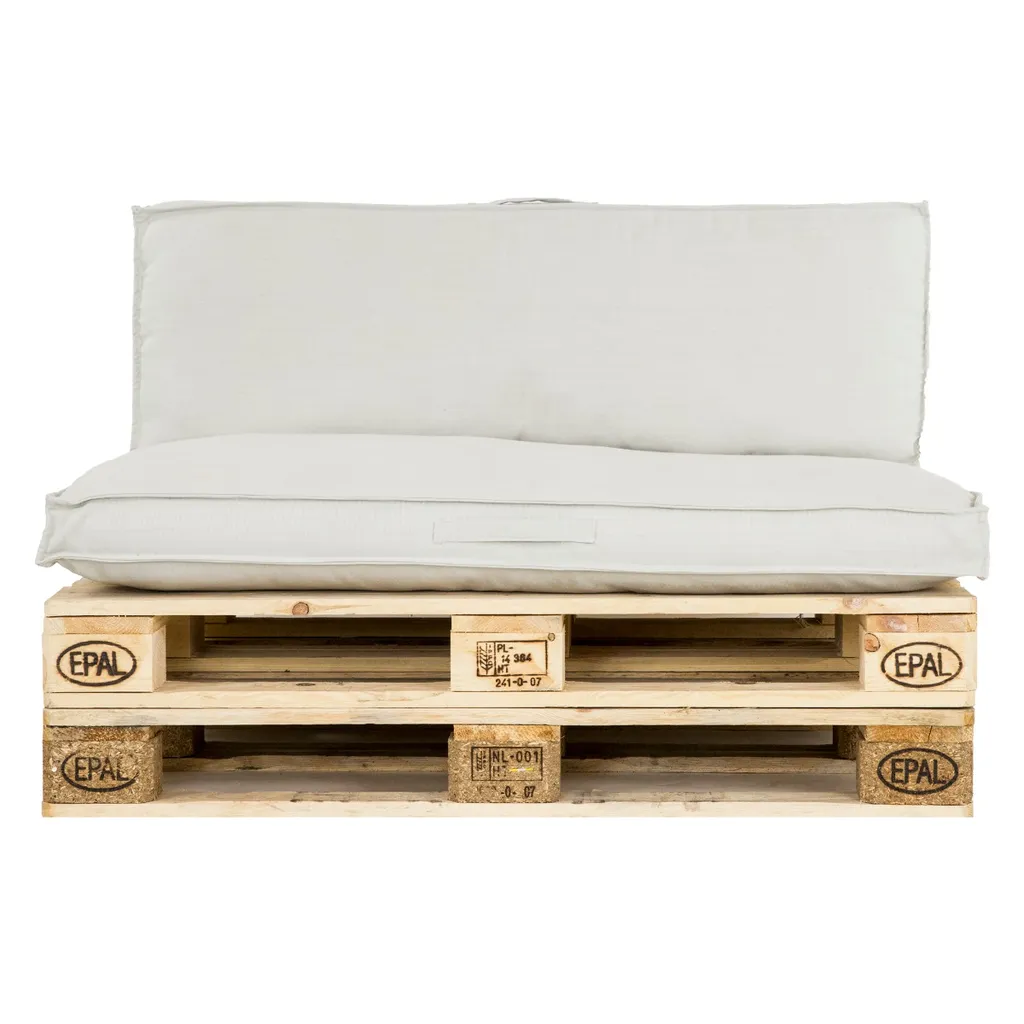 Unique Living Unique Palletkussen Luanda Kiezel Beige - 120 X 80 Cm 2 Unique Living Unique Palletkussen Luanda Kiezel Beige - 120 X 80 Cm – Bild 2