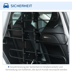 PawHut Hundeschutzgitter Auto, Verstellbares Trenngitter Für Hunde, Universal Kofferraum Hundegitter, Autotrennwand, Kofferraumgitter, Stahl, 89-150 X 76-124 Cm 14 PawHut Hundeschutzgitter Auto, Verstellbares Trenngitter Für Hunde, Universal Kofferraum Hundegitter, Autotrennwand, Kofferraumgitter, Stahl, 89-150 X 76-124 Cm -Garten- & Gewächshäuser Geschäft bfcf94f231fca4820af688a10d6a1b59