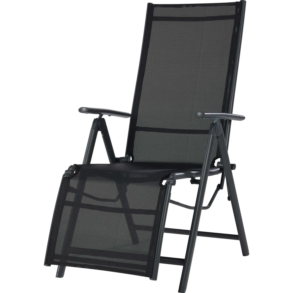 COUNTRYSIDE® Relaxsessel Houston, Alu, Schwarz/ Anthrazit 1 COUNTRYSIDE® Relaxsessel Houston, Alu, Schwarz/ Anthrazit