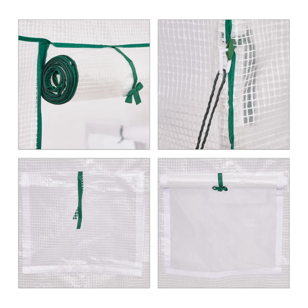 Relaxdays Gewächshaus Mit 2 Türen 7 Relaxdays Gewächshaus Mit 2 Türen – Bild 7