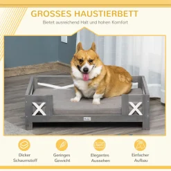 Pawhut Haustiersofa Hundematte Katzensofa Hundecouch Hundebett Mit Kissen Indoor Modernes Sofa Für Kleine Und Mittelgroße Hundesofa Weich Gepolstert Waschbarer Bezug Kiefernholz Grau 80 X 55 X 23 Cm 13 Pawhut Haustiersofa Hundematte Katzensofa Hundecouch Hundebett Mit Kissen Indoor Modernes Sofa Für Kleine Und Mittelgroße Hundesofa Weich Gepolstert Waschbarer Bezug Kiefernholz Grau 80 X 55 X 23 Cm -Garten- & Gewächshäuser Geschäft bffe8da5c78efa8ffcdce9212764a458
