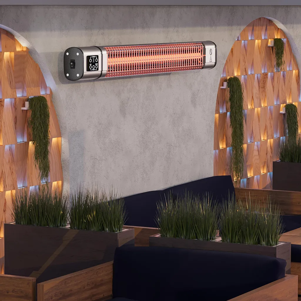 GGM Moebel International ROBERTO | Deckenheizstrahler | Edelstahl | 3000W | 3 Heizstufen | Heizstrahler Decke, Infrarotstrahler Terrasse 9 GGM Moebel International ROBERTO | Deckenheizstrahler | Edelstahl | 3000W | 3 Heizstufen | Heizstrahler Decke, Infrarotstrahler Terrasse – Bild 9