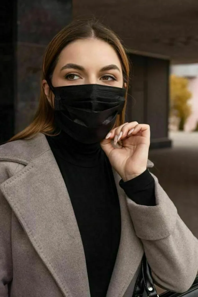 BelEmsa LLC Medizinische OP Masken | Typ 2R | Mundschutz | 3-lagig | Einweg | Schwarz 100 3 BelEmsa LLC Medizinische OP Masken | Typ 2R | Mundschutz | 3-lagig | Einweg | Schwarz 100 – Bild 3