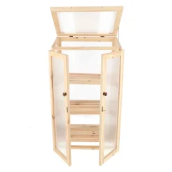 ESSCHERT DESIGN Rivanto® Gewächshaus Blank L 69,4 X 54 X 125,2 Cm Kiefernholz/Kunststoff, Natur -Garten- & Gewächshäuser Geschäft c0ba1ef5f8e72d167b96efde44327707