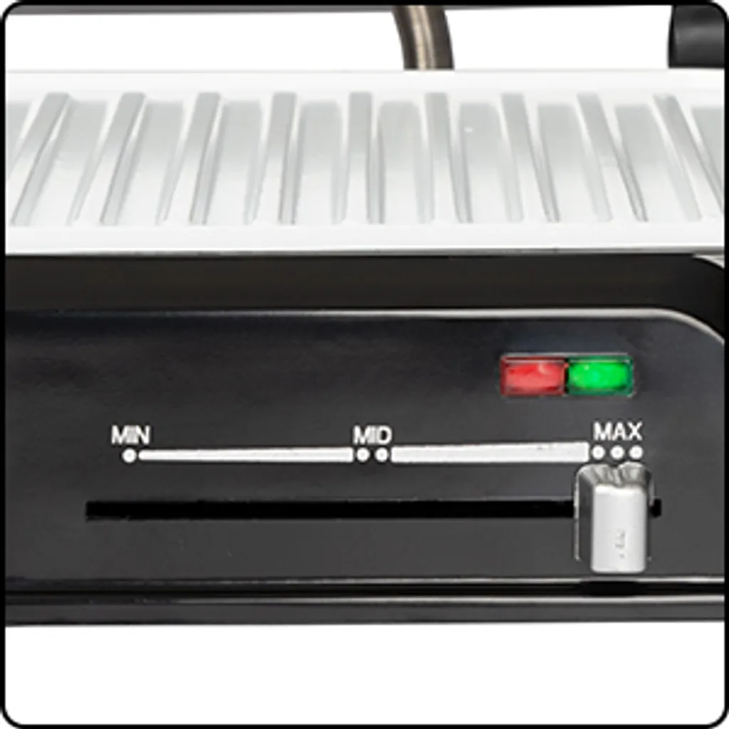 Clatronic KG 3571 Elektrischer Kontaktgrill, Multigrill, Für Beidseitiges & Fettfreies Grillen, Antihaftbeschichtete Platten, Kabelaufwicklung, 2000 Watt, Edelstahl 11 Clatronic KG 3571 Elektrischer Kontaktgrill, Multigrill, Für Beidseitiges & Fettfreies Grillen, Antihaftbeschichtete Platten, Kabelaufwicklung, 2000 Watt, Edelstahl – Bild 11