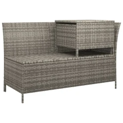 VidaXL 3-tlg. Garten-Lounge-Set Mit Kissen Grau Poly Rattan -Garten- & Gewächshäuser Geschäft c11ecfe6c39b0f6a36d5f7ece3dcc5bc
