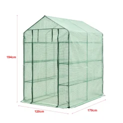 En.casa Gewächshaus Vale Mit Ablagen 120 X 170 X 194 Cm Foliengewächshaus Treibhaus Pflanzhaus Stahlrahmen Grün -Garten- & Gewächshäuser Geschäft c14646aaad3691c0ac90dd800af1b0db