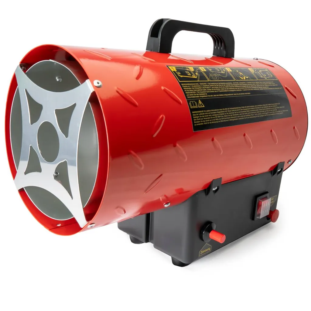 Grafner® 10kW Gasheizgebläse Gasheizer Für Gasflasche Gasdruckregler Bauheizer 700mbar Gasheizgerät 1 Grafner® 10kW Gasheizgebläse Gasheizer Für Gasflasche Gasdruckregler Bauheizer 700mbar Gasheizgerät