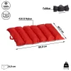 CEPEWA Hundekissen Faltbar Zum Mitnehmen Rot 80x60 Cm Hundematte Reisehundebett Kissen Schlafplatz Waschbar