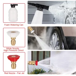 Yofidra ONEVAN 3200W 100Bar Bürstenlos Hochdruckreiniger Autowaschpistole Hochdruckpistole (Ohne Akku) -Garten- & Gewächshäuser Geschäft c1a4d0c30b98a9661d6f0994ad0ff27f