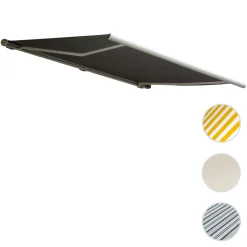 Mendler Elektrische Kassettenmarkise H124, Markise Vollkassette 5x3m Polyester Anthrazit 25 Mendler Elektrische Kassettenmarkise H124, Markise Vollkassette 5x3m Polyester Anthrazit -Garten- & Gewächshäuser Geschäft c1c463f3a31e5a2e40596f07f26c5b51