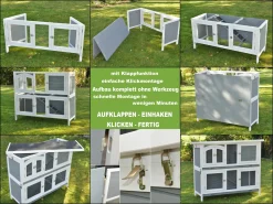 Nanook Klapp Kleintierstall - Einfache Klick-Montage -Garten- & Gewächshäuser Geschäft c1ed45f51deb40bf956299dfa015e626