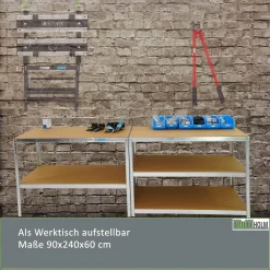 Baumarktplus XL Schwerlastregal 180x120x60 Cm Lagerregal 875 Kg Traglast -Garten- & Gewächshäuser Geschäft c230f688b63f16e71d4c57cfb9642b98